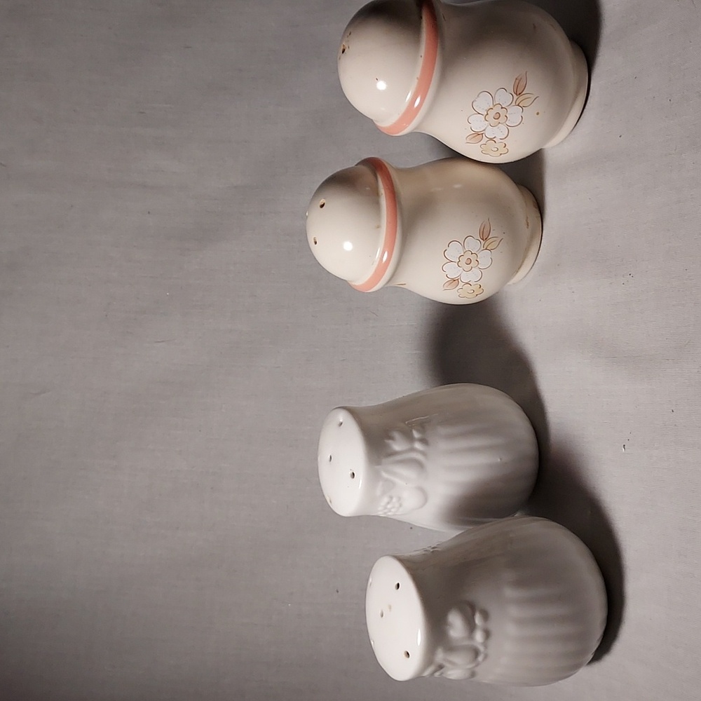 Vintage Set of Two Salt & Pepper Shakers